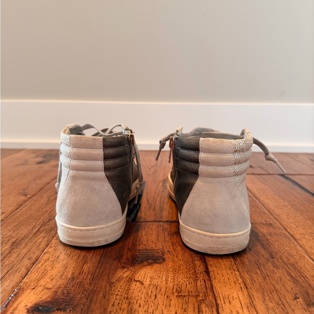 P448 Women's Sneakers - Cream & Brown - Picture 3 of 9